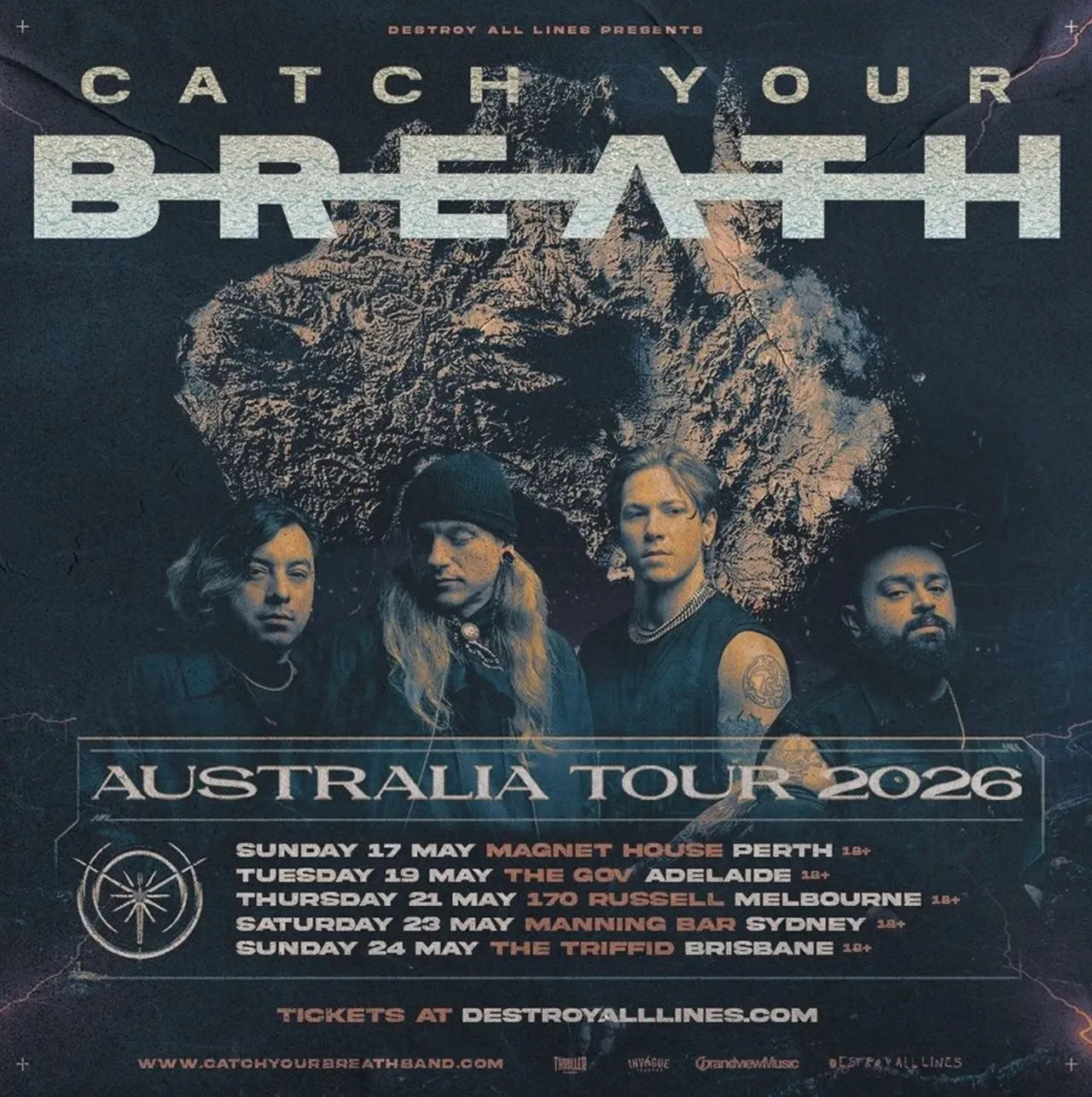 Catch Your Breath 2026 tour poster